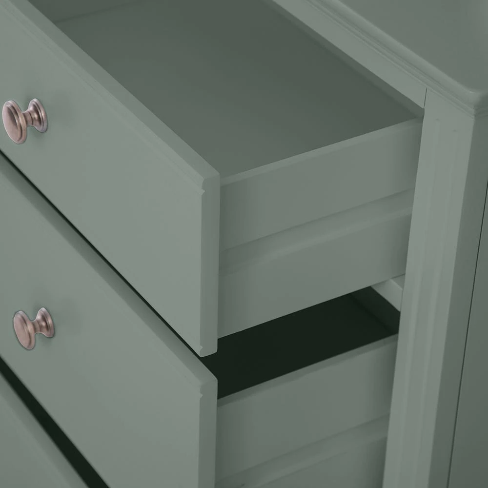 Banbury Sage Green Painted Chest Of 6 Drawers 7 Banbury Sage Green Painted Chest Of 6 Drawers - Image 7