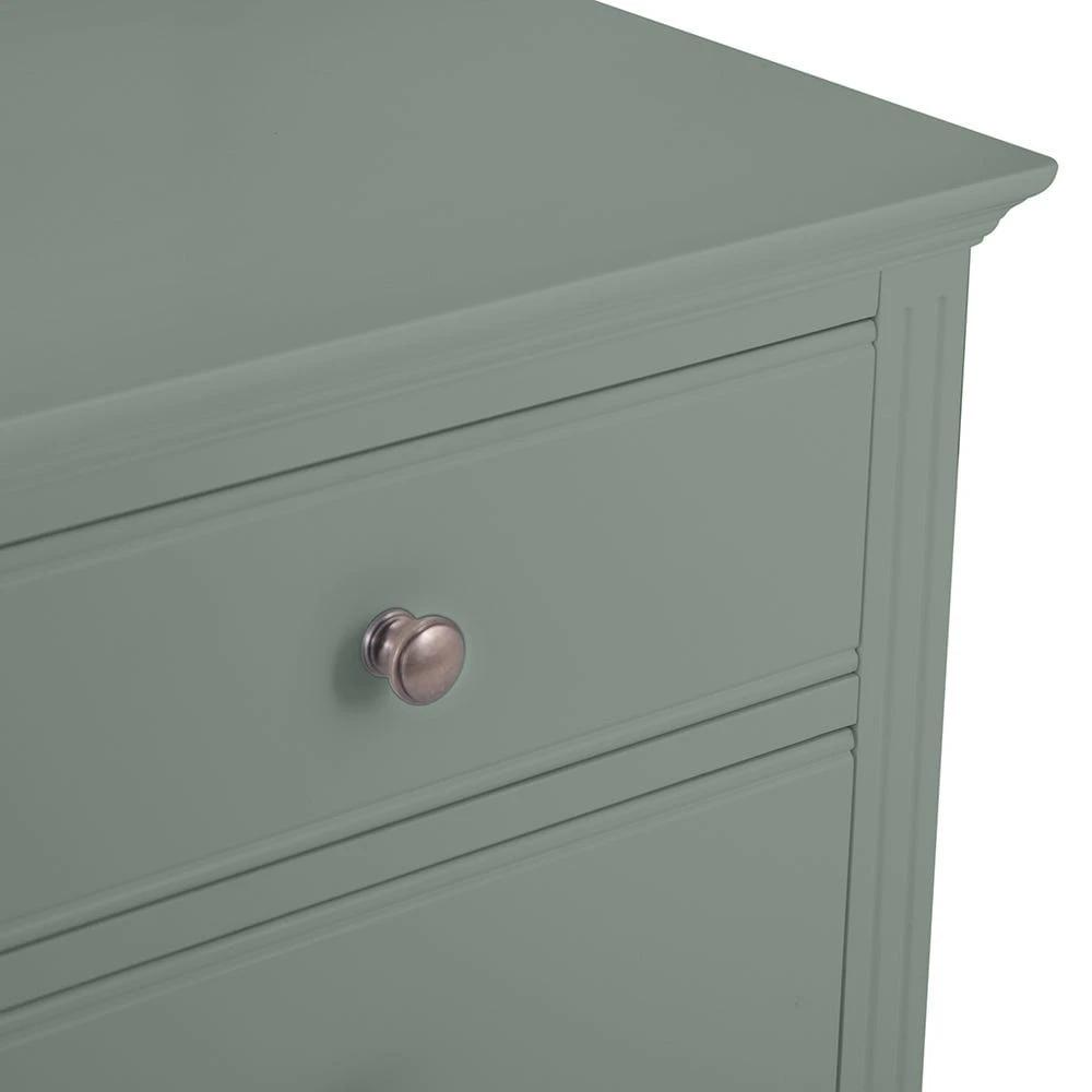Banbury Sage Green Painted Chest Of 6 Drawers 5 Banbury Sage Green Painted Chest Of 6 Drawers - Image 5
