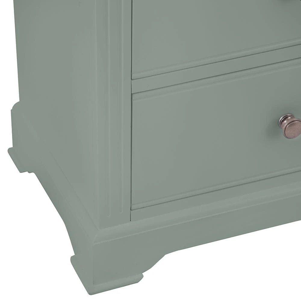 Banbury Sage Green Painted Chest Of 6 Drawers 9 Banbury Sage Green Painted Chest Of 6 Drawers - Image 9
