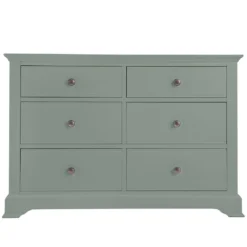 Banbury Sage Green Painted Chest Of 6 Drawers 19 Banbury Sage Green Painted Chest Of 6 Drawers -Furniture Specialty Store bp 6dc cg 9