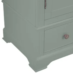 Banbury Sage Green Painted 2 Door Wardrobe With Drawers -Furniture Specialty Store bp fhr cg 9