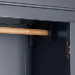 Banbury Midnight Grey Painted 2 Door Wardrobe With Drawers 28 Banbury Midnight Grey Painted 2 Door Wardrobe With Drawers -Furniture Specialty Store bp gwr mg 21 v12