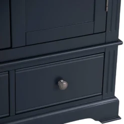 Banbury Midnight Grey Painted 2 Door Wardrobe With Drawers 32 Banbury Midnight Grey Painted 2 Door Wardrobe With Drawers -Furniture Specialty Store bp gwr mg 28 v12