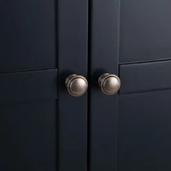 Banbury Midnight Grey Painted 2 Door Wardrobe With Drawers 29 Banbury Midnight Grey Painted 2 Door Wardrobe With Drawers -Furniture Specialty Store bp gwr mg 30 v12