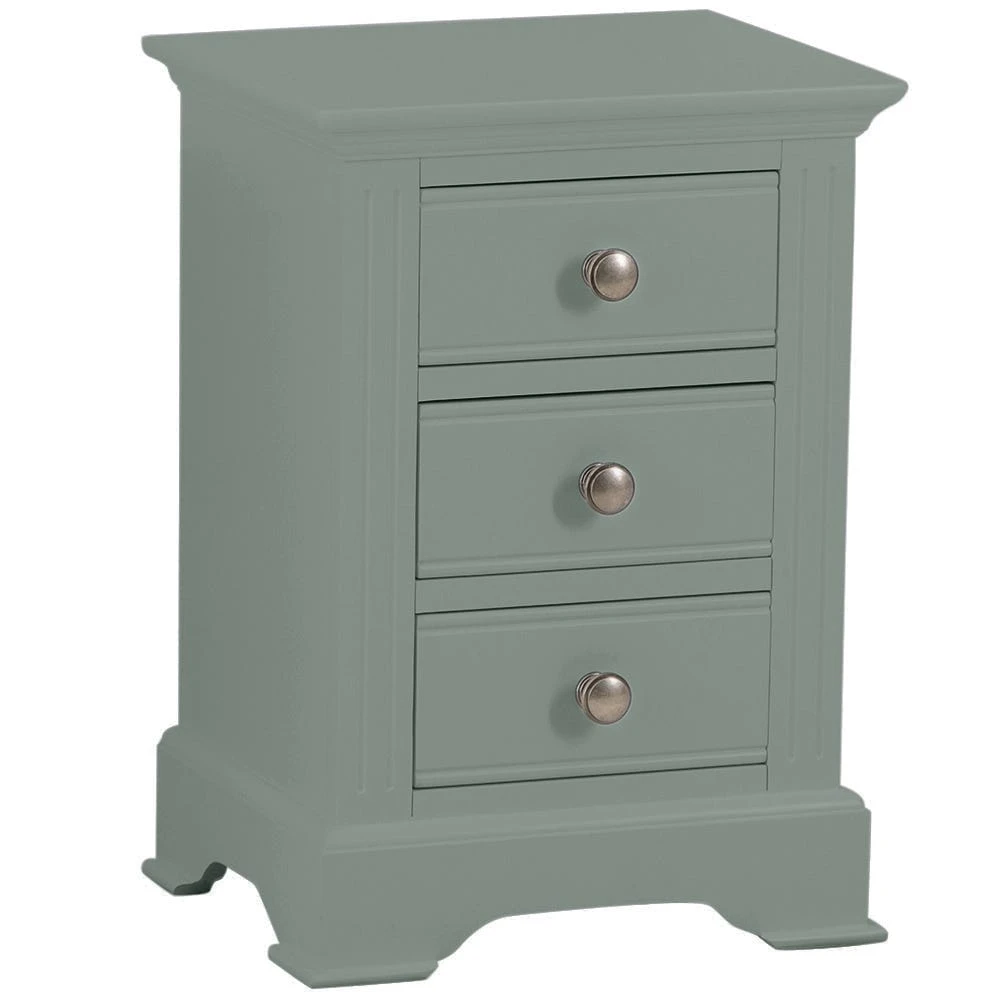 Banbury Sage Green Painted Large Bedside Table 2 Banbury Sage Green Painted Large Bedside Table - Image 2