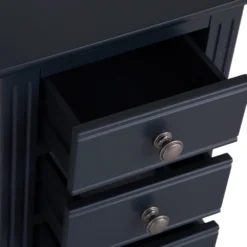 Banbury Midnight Grey Painted Large Bedside Table -Furniture Specialty Store bp lbsc mg 10 v2
