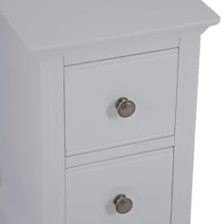 Banbury Grey Painted Small Bedside Table -Furniture Specialty Store bp sbsc g 6