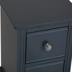 Banbury Midnight Grey Painted Small Bedside Table -Furniture Specialty Store bp sbsc mg 3