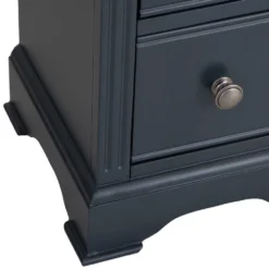 Banbury Midnight Grey Painted Small Bedside Table -Furniture Specialty Store bp sbsc mg 4
