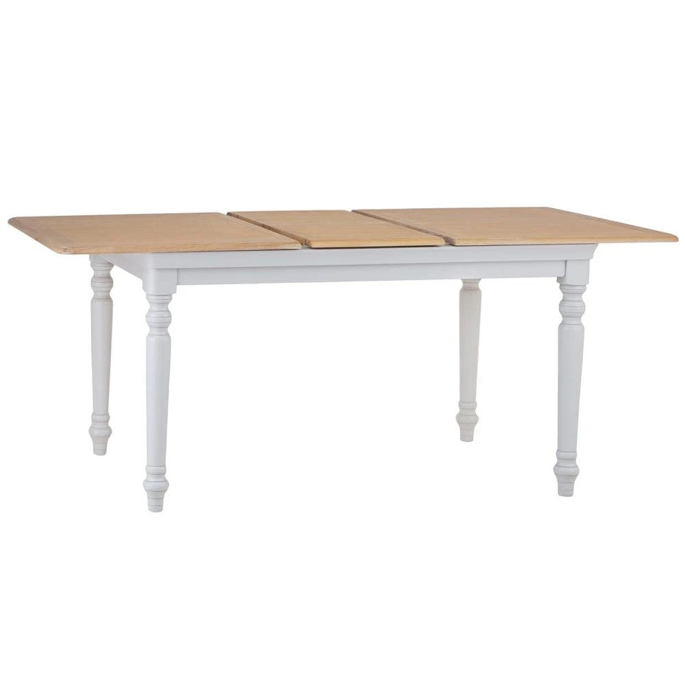 Ashbourne Grey Painted 1.4m Extending Dining Table 3 Ashbourne Grey Painted 1.4m Extending Dining Table - Image 3