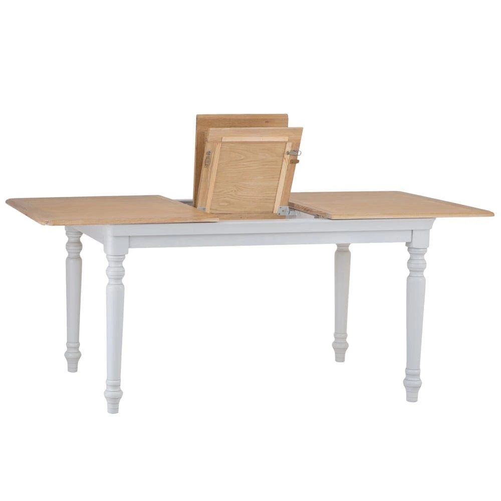 Ashbourne Grey Painted 1.4m Extending Dining Table 5 Ashbourne Grey Painted 1.4m Extending Dining Table - Image 5