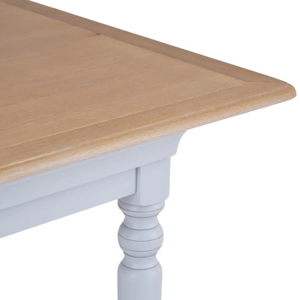 Ashbourne Grey Painted 1.4m Extending Dining Table 7 Ashbourne Grey Painted 1.4m Extending Dining Table - Image 7