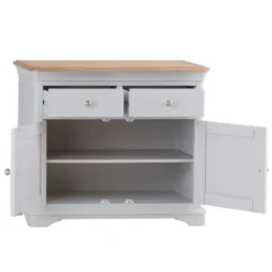 Ashbourne Grey Painted 2 Door Small Sideboard -Furniture Specialty Store bri bf02 2