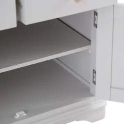 Ashbourne Grey Painted 2 Door Small Sideboard -Furniture Specialty Store bri bf02 3