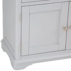 Ashbourne Grey Painted 2 Door Small Sideboard -Furniture Specialty Store bri bf02 9