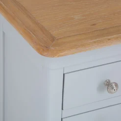 Ashbourne Grey Painted 3 Drawer Narrow Bedside Table 14 Ashbourne Grey Painted 3 Drawer Narrow Bedside Table -Furniture Specialty Store bri bst03 4