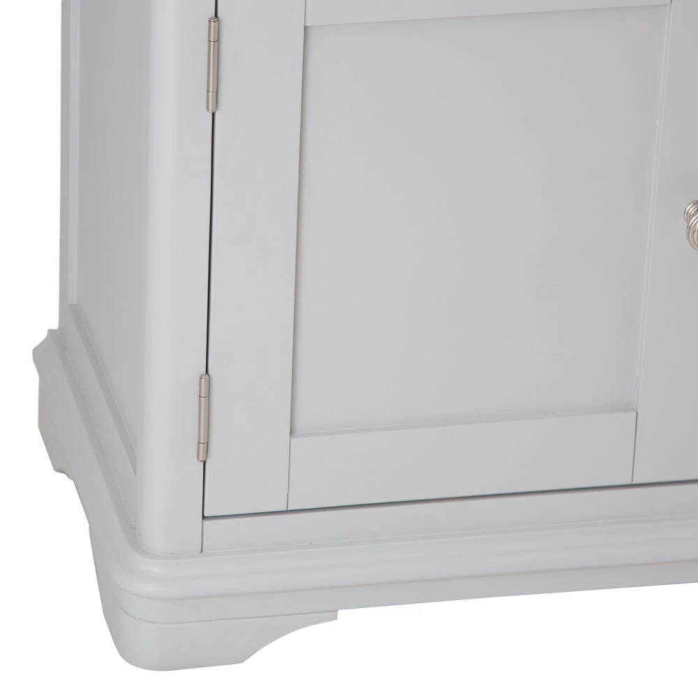 Ashbourne Grey Painted Large Sideboard Wine Rack 11 Ashbourne Grey Painted Large Sideboard Wine Rack - Image 11