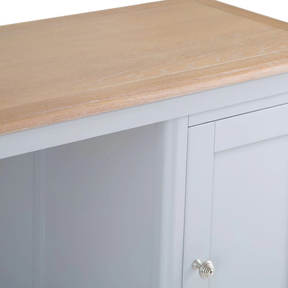 Ashbourne Grey Painted Large Double Pedestal Desk 5 Ashbourne Grey Painted Large Double Pedestal Desk - Image 5