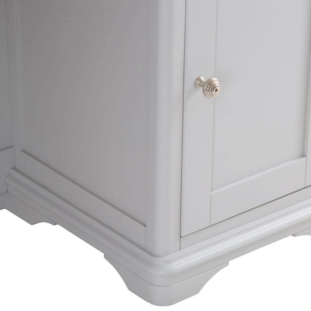 Ashbourne Grey Painted Large Double Pedestal Desk 12 Ashbourne Grey Painted Large Double Pedestal Desk - Image 12