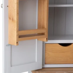 Ashbourne Grey Painted Small Sideboard Larder Top -Furniture Specialty Store bri hut01 5