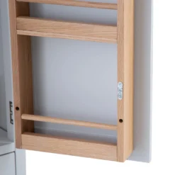 Ashbourne Grey Painted Large Larder Unit 25 Ashbourne Grey Painted Large Larder Unit -Furniture Specialty Store bri kc02 3