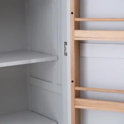 Ashbourne Grey Painted Large Larder Unit 36 Ashbourne Grey Painted Large Larder Unit -Furniture Specialty Store bri kc02 7