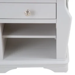 Ashbourne Grey Painted Lamp Table With Magazine Holder -Furniture Specialty Store bri mag 10