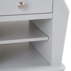 Ashbourne Grey Painted Lamp Table With Magazine Holder -Furniture Specialty Store bri mag 5