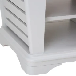 Ashbourne Grey Painted Lamp Table With Magazine Holder -Furniture Specialty Store bri mag 6