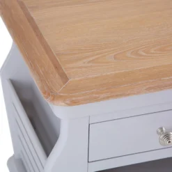 Ashbourne Grey Painted Lamp Table With Magazine Holder -Furniture Specialty Store bri mag 8