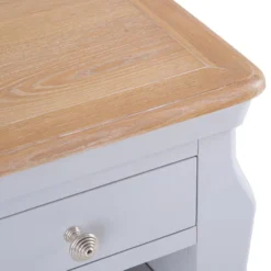 Ashbourne Grey Painted Lamp Table With Magazine Holder -Furniture Specialty Store bri mag 9