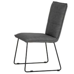 Industrial Grey Panel Back Chair -Furniture Specialty Store ch17 gr 4