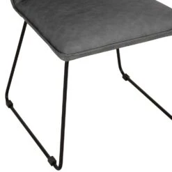 Industrial Grey Panel Back Chair -Furniture Specialty Store ch17 gr 8