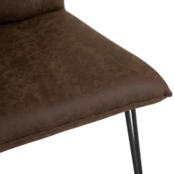 Industrial Brown 90cm Studded Back Bench -Furniture Specialty Store ch20 br 10