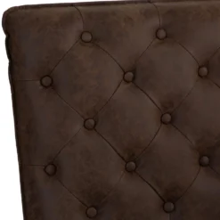 Industrial Brown 90cm Studded Back Bench -Furniture Specialty Store ch20 br 5