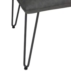 Industrial Grey 90cm Studded Back Bench -Furniture Specialty Store ch20 gr 10