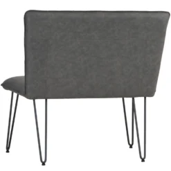 Industrial Grey 90cm Studded Back Bench -Furniture Specialty Store ch20 gr 3