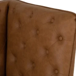 Industrial Tan Studded Back Corner Bench 13 Industrial Tan Studded Back Corner Bench -Furniture Specialty Store ch21 tan 7