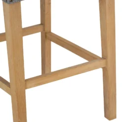 Perugia Light Grey Button Back Bar Stool With Studs 23 Perugia Light Grey Button Back Bar Stool With Studs -Furniture Specialty Store ch29 lg 10