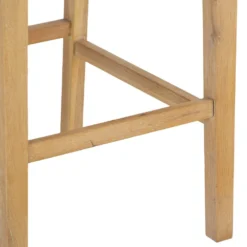 Perugia Natural Button Back Bar Stool With Studs -Furniture Specialty Store ch29 nat 10
