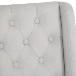 Perugia Natural Button Back Bar Stool With Studs -Furniture Specialty Store ch29 nat 6