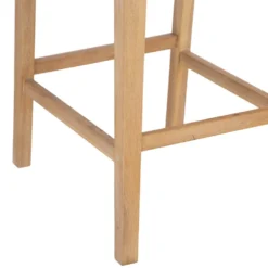 Perugia Natural Button Back Bar Stool With Studs -Furniture Specialty Store ch29 nat 9