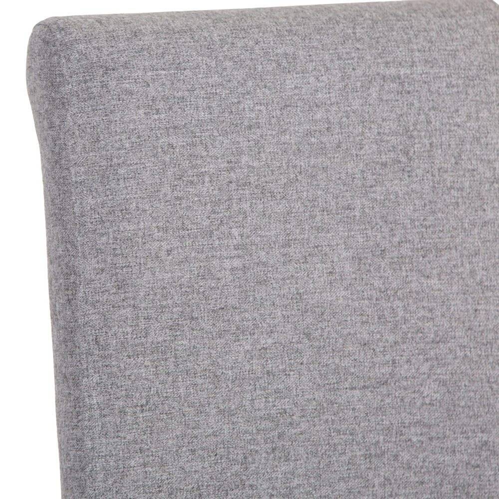 Holcombe Light Grey Classic Scroll Back Dining Chair 4 Holcombe Light Grey Classic Scroll Back Dining Chair - Image 4