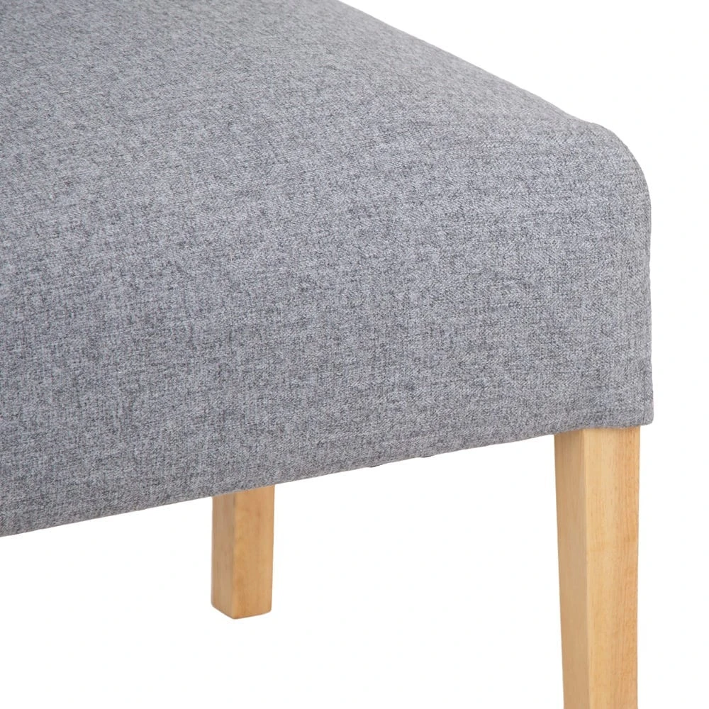 Holcombe Light Grey Classic Scroll Back Dining Chair 11 Holcombe Light Grey Classic Scroll Back Dining Chair - Image 11