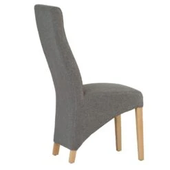 Hardingham Dark Grey Wave Back Dining Chair -Furniture Specialty Store ch36 dg 2