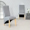 Hardingham Light Grey Wave Back Dining Chair