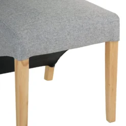 Hardingham Light Grey Wave Back Dining Chair -Furniture Specialty Store ch36 lg new 7