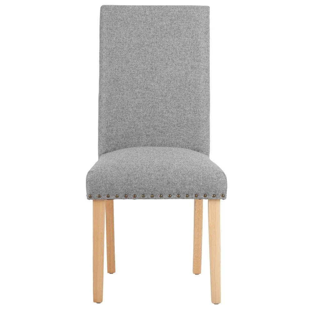 Wimborne Light Grey Straight Back Dining Chair 10 Wimborne Light Grey Straight Back Dining Chair - Image 10