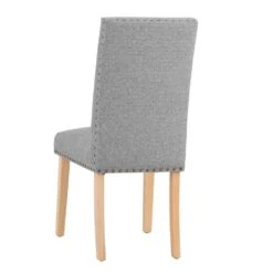 Wimborne Light Grey Straight Back Dining Chair 16 Wimborne Light Grey Straight Back Dining Chair -Furniture Specialty Store ch42 lgrey 8