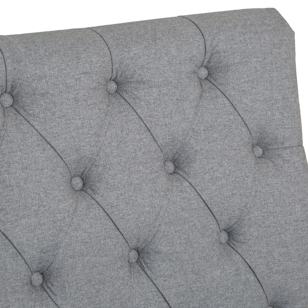 Torino Light Grey 170cm Scroll Back Bench 10 Torino Light Grey 170cm Scroll Back Bench - Image 10